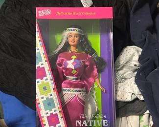 Mattel Native American Barbie 3rd Edition
