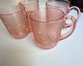 Vintage Arcoroc Rosaline Pink Mug (4)