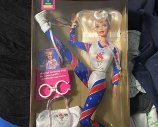 Olympic Gymnast Barbie 1996 Mattel