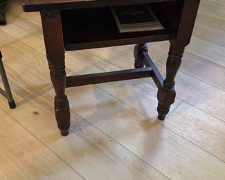 Small Turned-Leg Side Table