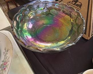 Thumbprint Bowl by Federal Glass