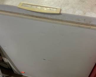 white chest freezer