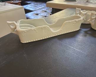 White Porcelain Tableware Server