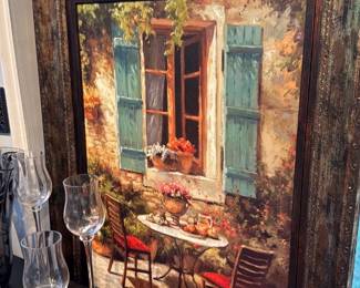 Framed Bistro Print
