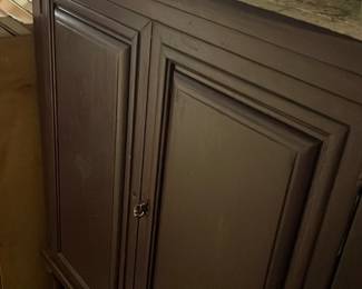 wooden armoire