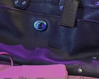 Coach oil slick & wallets