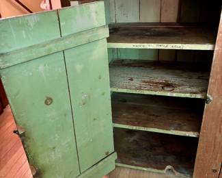 Interior of cupboard