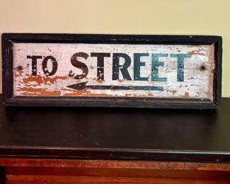 Vintage sign