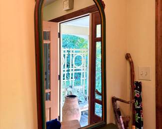 Mirror and shelf