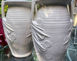 Large pair of vases