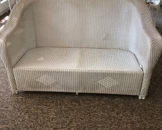 Lloyds Loom Wicker Loveseat