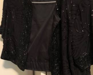 Black Beaded Jacket