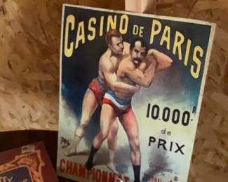 Casino de Paris Wrestling Poster