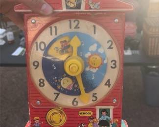 Fisher-Price School Clock Toy