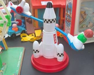 Fisher-Price Rocket Spinner Toy