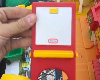 Little People Red Easel Accessory