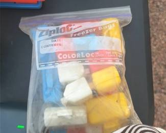 Bag of Wooden Toy Blocks