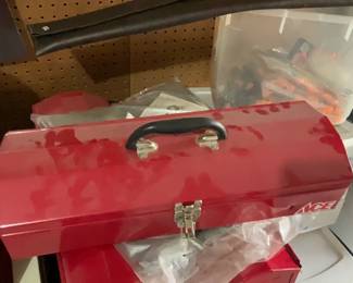 Ace Red Metal Toolbox