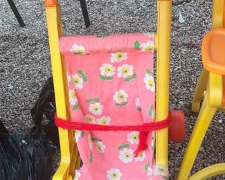 Child Plastic Toy Stroller