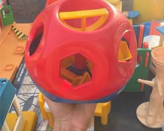 Plastic Shape Sorter Ball Toy