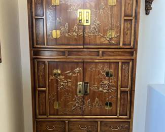 Drexel heritage Dynasty collection, Asian style campaign armoire
