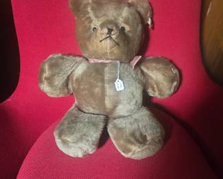 Vintage 1940s - 50s Character Novelty Co. Teddy Bear.  Original Designed by Character