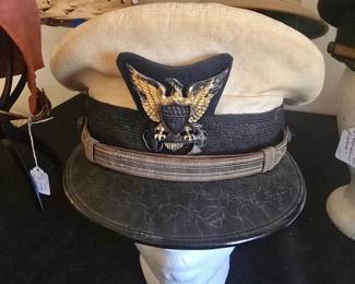 Vintage U.S. Navy Officer Visor Cap - The Viking / Hilborn-Hamburger