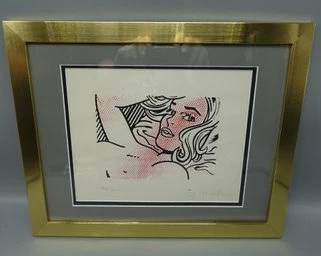ROY LICHTENSTEIN LIMITED‑EDITION LITHOGRAPH — SIGNED & NUMBERED 180/200, FINE ART PRINTS INC.