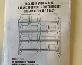 Humble Crew Inspire Toy Storage Organizer with 12 Bins