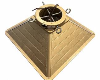 Vintage 1960s Rotating Gold Fleck Christmas Tree Stand