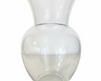 Clear Glass Urn Vase