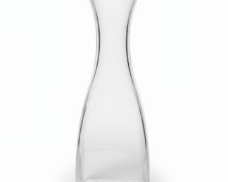 Vintage Clear Glass Carafe with Embossed '30' Marking
