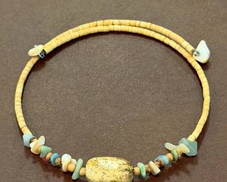 Beaded Wrap Bracelet with Jasper and Shell
