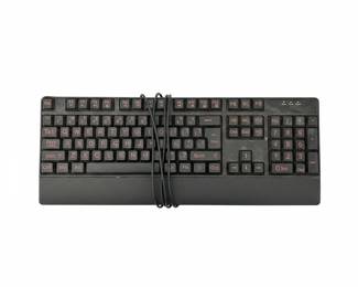 X9 Performance Large Print 7-Color Backlit USB Keyboard