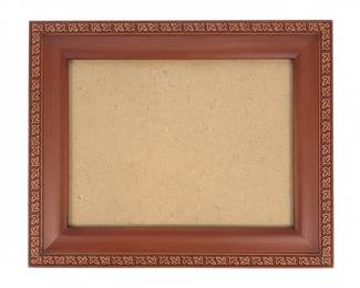 Vintage 1998 "Rare Woods" Carved Cherry Wood Photo Frame