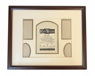 Rare Woods Dark Wood Multi-Photo Collage Frame