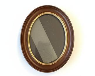 Vintage Oval Wood & Gold Gilt Picture Frame
