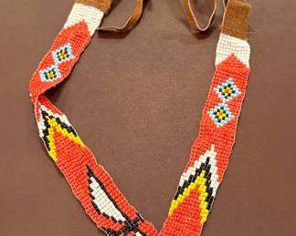Native American Style Beaded Hatband