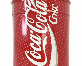Vintage Coca-Cola Can Shaped Tin Container
