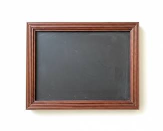 Antique 1920s Ribbed Wood Picture Frame