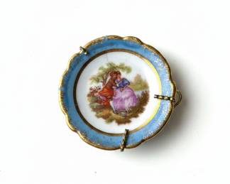 Limoges Miniature Porcelain Trinket Dish