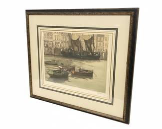 Original Signed Aquatint Etching – Roger Hebbelinck (1912–1987)