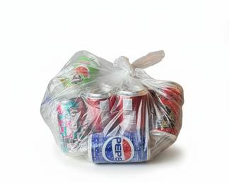 Collection of Assorted Vintage Soda Cans, including Pepsi and N-Dixie