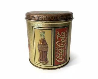 Vintage Bristol Ware Coca-Cola Gibson Girl Tin
