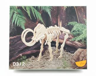 IQ Assembling Products Series Woolly Mammoth Wooden Skeleton Model Kit D312