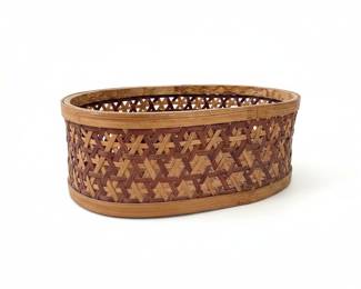 Mutsume' Woven Bamboo Basket