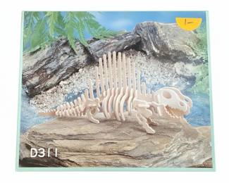 IQ Assembling Products Series D311 Dimetrodon 3D Wooden Puzzle Kit