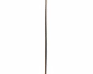 Contemporary Torchiere Floor Lamp with Brushed Nickel Finish