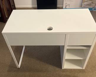 IKEA Micke Desk with Drawer and Cabinet