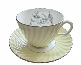 Adderley Fine Bone China 'Adelphi' Teacup and Saucer